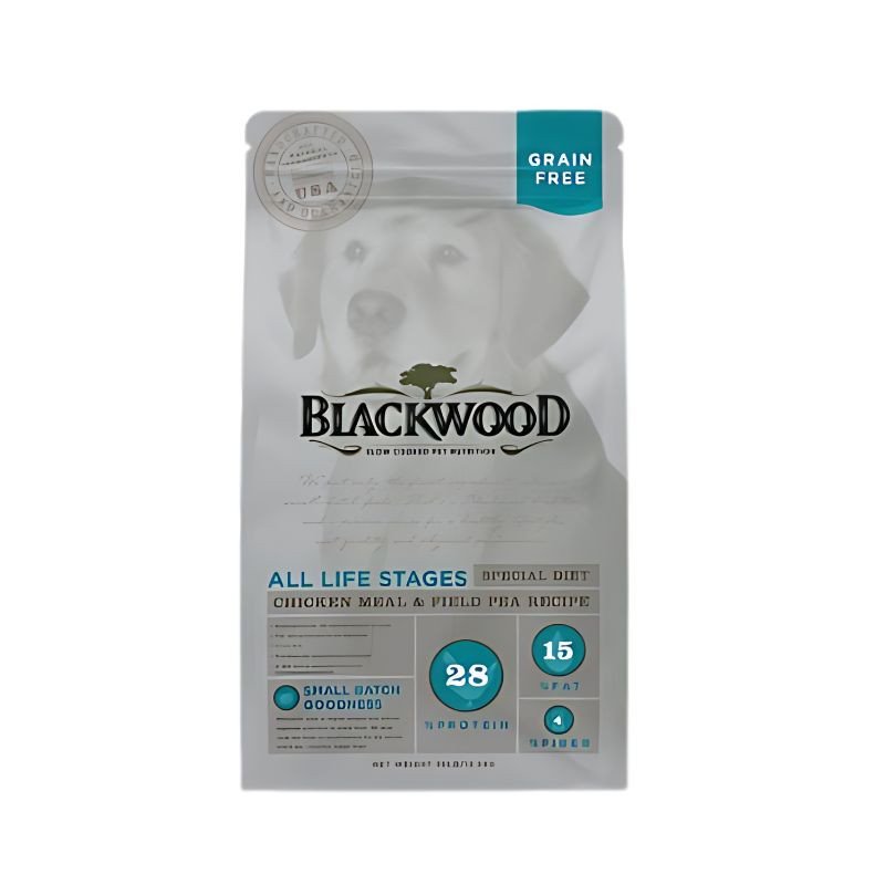 BLACKWOOD 13.6KG ALL LIFE STAGES DOG FOOD CHICKEN MEAL FIELD PEA RECIPE