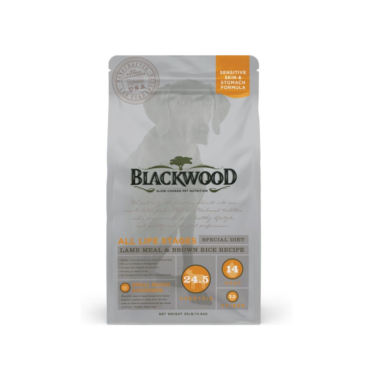 BLACKWOOD 13.6KG ALL LIFE STAGES LAMB MEAL BROWN RICE RECIPE